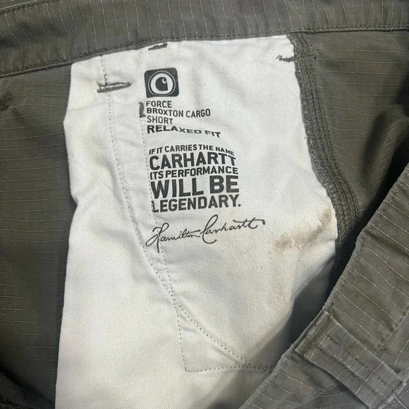 Carhartt Men's Relaxed Fit Size 50 Force Broxton Cargo Short Casual - Picture 7 of 8